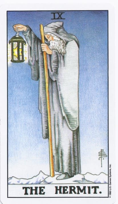 Crafting Keywords for Your Tarot Cards - 3 The Hermit