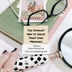 Simplest Way to Derive Tarot Card Meanings